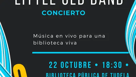 D&iacute;a de la Biblioteca concierto en Tudela de &lsquo;Little Old Band&rsquo;