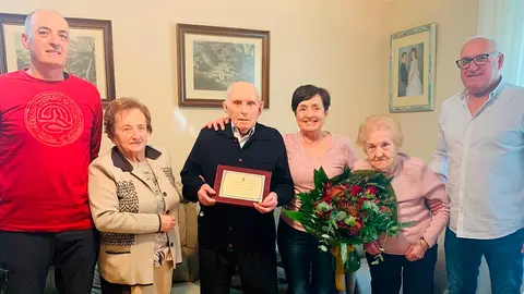 El murchantino Jos&eacute; Sebasti&aacute;n Ucha cumple 100 a&ntilde;os 1