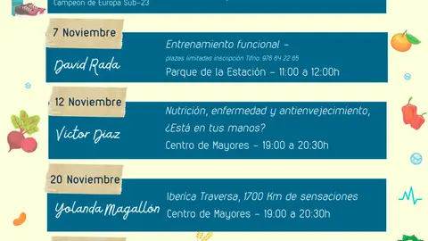 II Jornadas en Tarazona &lsquo;H&aacute;bitos y Estilos Saludables&rsquo;