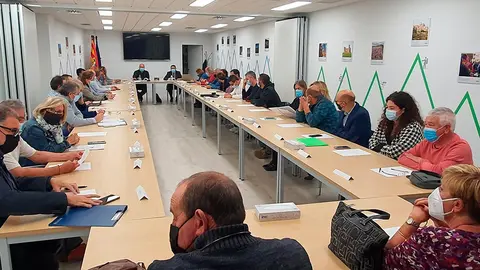 El consejo comarcal se celebr&oacute; el 26 de octubre por primera vez en la sede de la Comarca de Cinco Villas