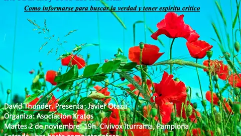 Charla en Pamplona &lsquo;Infodemia y opio espiritual. C&oacute;mo informarse para buscar la verdad y tener esp&iacute;ritu cr&iacute;tico&rsquo;