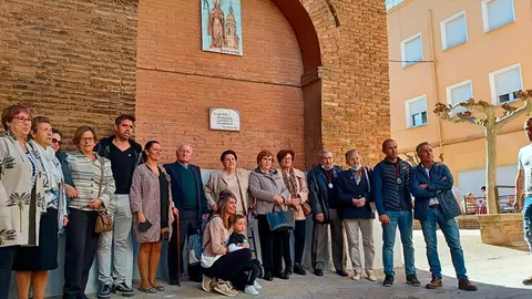 Plaza dedicada la Cofrad&iacute;a de San Ant&oacute;n de Rinc&oacute;n de Soto