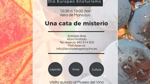 Catando emociones Garnacha &rsquo;Una cata de misterio&rsquo; en Vera de Moncayo