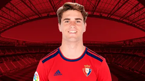 Javi Mart&iacute;nez, jugador de CA Osasuna