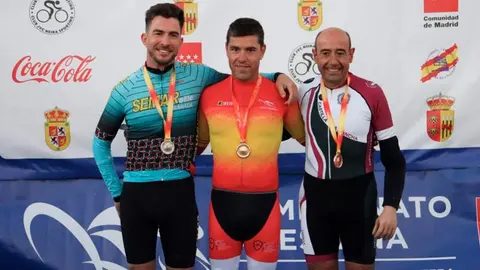 Edu Santas con David Alcaraz y Carlos Perona