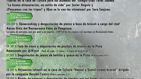 VI Jornadas gastron&oacute;micas del Br&oacute;coli de Funes