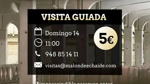 D&iacute;a Internacional del Enoturismo Visita guiada a las Bodegas Mal&oacute;n de Echaide de Cascante