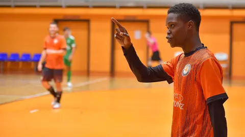 Ousmane dedica el gol conseguido