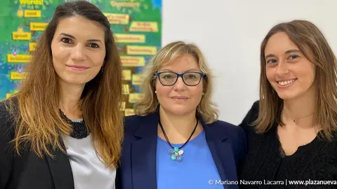 Mirabela Pop, Vesselina Garcheva y Diana Jim&eacute;nez