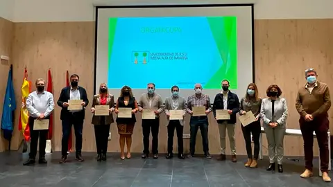 Entrega de los premios de la Organicopa en Cadreita