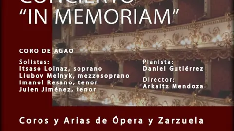 Concierto en Milagro &lsquo;In Memoriam&rsquo; Coros y Arias de &Oacute;pera y Zarzuela
