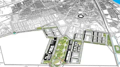 Proyecto del futuro Barrio de Gardachales dise&ntilde;ado por el arquitecto tudelano Rafael Moneo