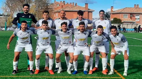 El once inicial del CD Tudelano que present&oacute; ante el DUX Internacional de Madrid
