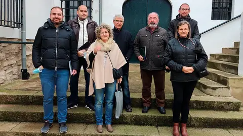 Miembros de la Asociaci&oacute;n de amigos del patrimonio arquitect&oacute;nico de la Ribera de Navarra-Ribera Nostra