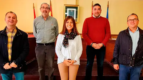Los cinco alcaldes de Ribera Sur