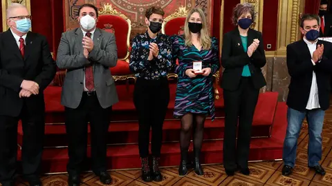 El escenario de la celebraci&oacute;n ha sido el sal&oacute;n del Trono del Palacio De Navarra, y la entrega estuvo a cargo de la Presidenta de Navarra, Mar&iacute;a Chivite