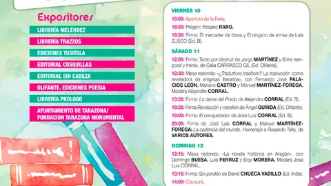VII Feria del libro de Tarazona y comarca