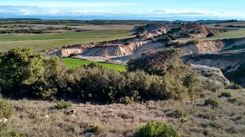 Bardenas LifeFarming Paisaje de bardenas (ca&iacute;das de la negra)