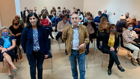 Esteban Orta en la conferencia que imparti&oacute; sobre el Canciller Villaespesa el 15 de octubre