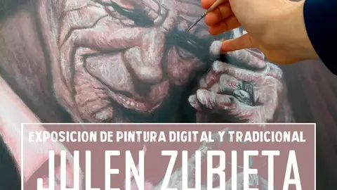 Exposici&oacute;n en Castej&oacute;n de pintura digital y tradicional de Julen Zubieta