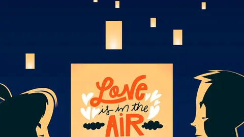 Suelta de farolillos en Murchante &lsquo;Love is in the Air&rsquo;