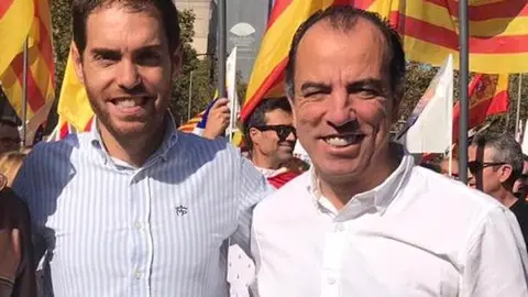 Sergio Sayas y García Adanero en una imagen de archivo