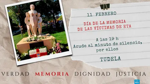 Celebraci&oacute;n en Tudela del D&iacute;a de la memoria de las v&iacute;ctimas de ETA