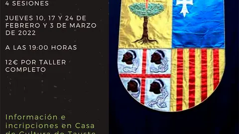 Taller en Tauste de historia &lsquo;S&iacute;mbolos de Arag&oacute;n&rsquo;