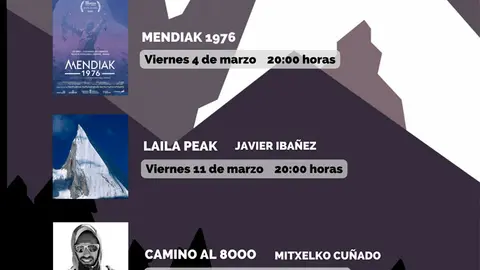 Ciclo Cine de Monta&ntilde;a 2022 en Tudela