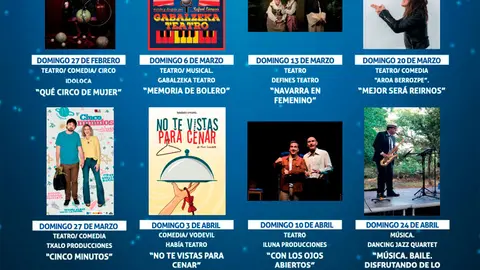 Festival de teatro, m&uacute;sica y danza febrero-abril 2022 en Azagra