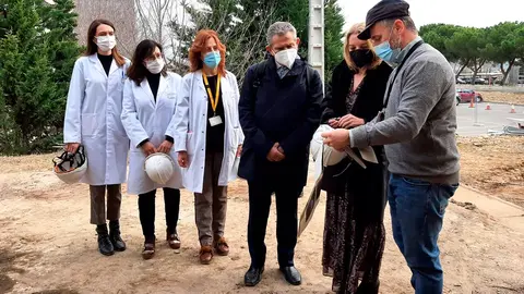 La consejera de Salud y el consejero de Hacienda y Administraci&oacute;n P&uacute;blica visitaron el centro hospitalario de la Rioja Baja