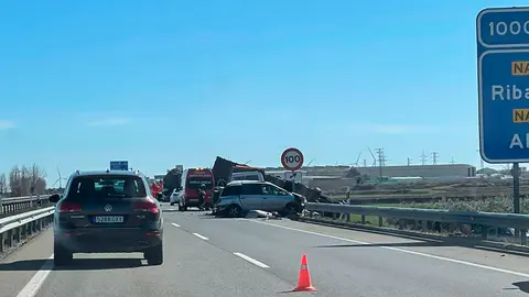 accidente autovia ebro