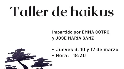 Taller en Tudela de creaci&oacute;n de haikus