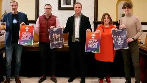 Rafael Randez (Hello Modernos), Casto Alvero (Ayto. Cintru&eacute;nigo), &Oacute;scar Bea (Alcalde Cintru&eacute;nigo), Rosa Burgos (Burcor Producciones), Mario Cornago (Burcor Producciones)