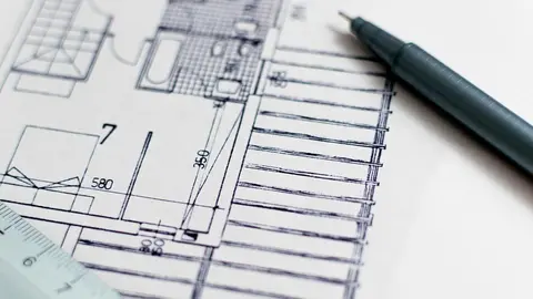 arquitectura dise&ntilde;o casa vivienda edificio plano dibujo