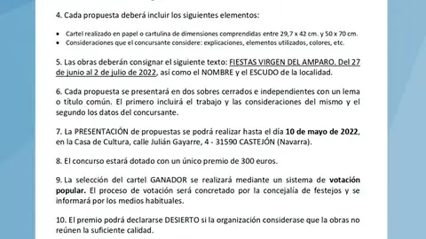 Concurso del cartel de fiestas de Castej&oacute;n 2022