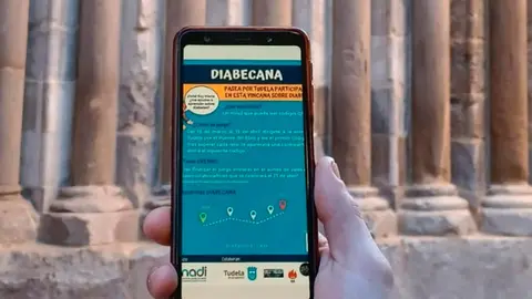 ANADI pone en marcha &lsquo;Diabecana&rsquo;, una iniciativa que consiste en descubrir varios c&oacute;digos QR escondidos en Tudela con pautas para prevenir y controlar la diabetes
