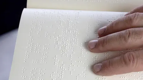 braille discapacidad ciego vision