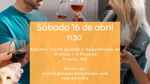 Visita guiada y cata de vino en Bodegas Mal&oacute;n de Echaide de Cascante 