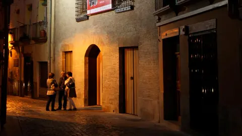 Fachada de la Casa del Amirante, sede de la Fundaci&oacute;n Mar&iacute;a Forcada y la EPEL Tudela-Cultura