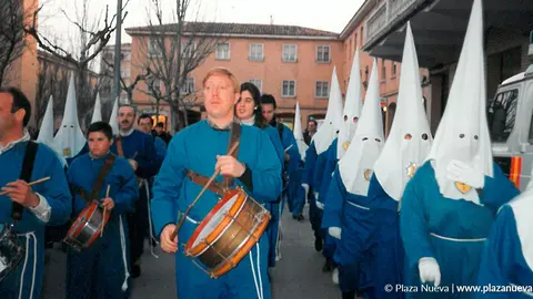 Semana Santa de Tudela en abril del a&ntilde;o 1996 (Foto Archivo Plaza Nueva)