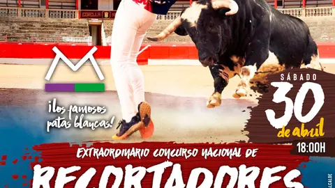 Cartel concurso de recortadores 30 de abril en Corella.