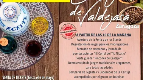 Cartel feria conejo escabechado