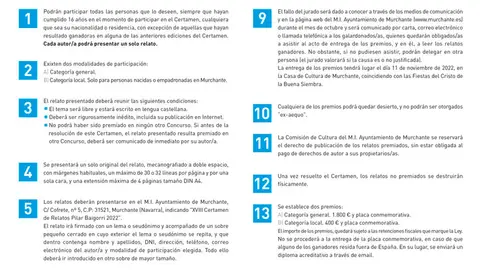 Bases concurso certamen relatos Pilar Baigorri Murchante