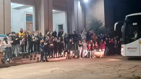 Llegada de refugiados ucranianos a Tarazona
