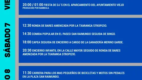 Cartel Fiestas Juventud Fitero