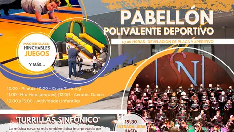 Cartel inauguraci&oacute;n pabell&oacute;n Bu&ntilde;uel
