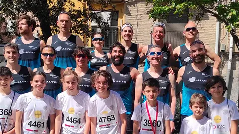 Equipo de la SDR Arenas en la Vuelta a la Mejana