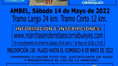 Cartel Marcha Senderista Ambel