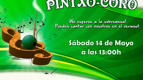 Cartel Pintxo Coro en Tudela